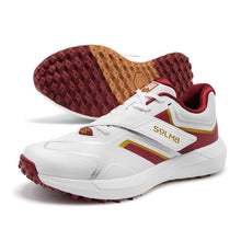 Load image into Gallery viewer, Jazba Sports S4 Men's Cricket Turf Shoes Maroon Gold