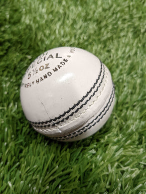 Cricket Leather Ball - white