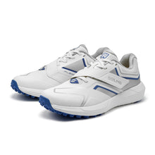 Load image into Gallery viewer, Jazba Sports S4 Men's Cricket Shoes Silver Blue
