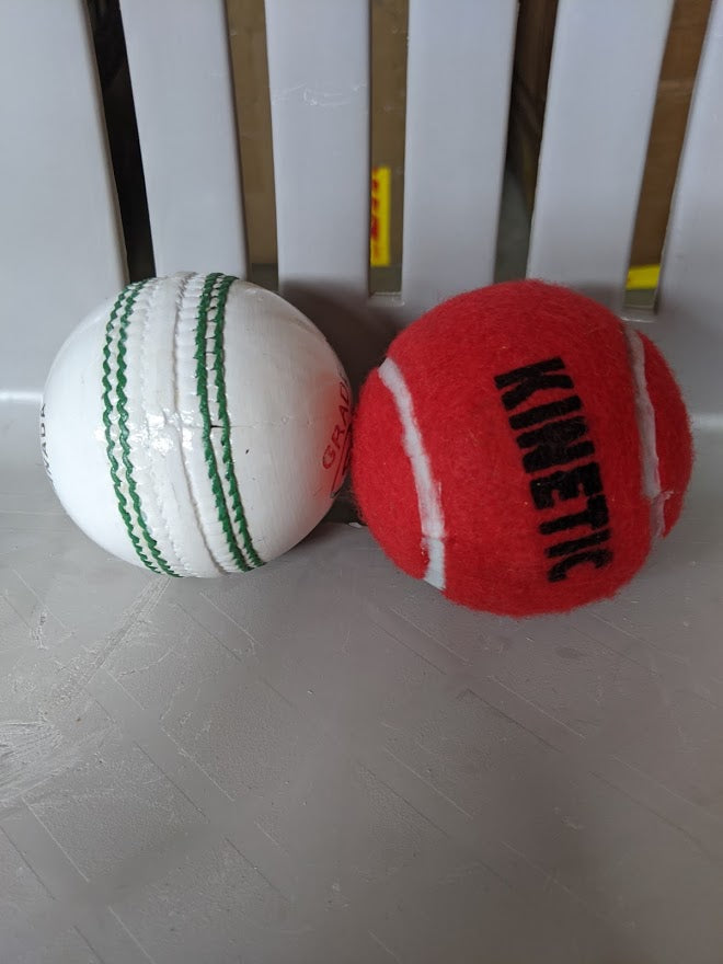 Leather Ball - T20 (White and Red)